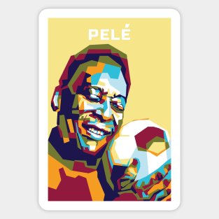 Abstract Pele in WPAP Sticker